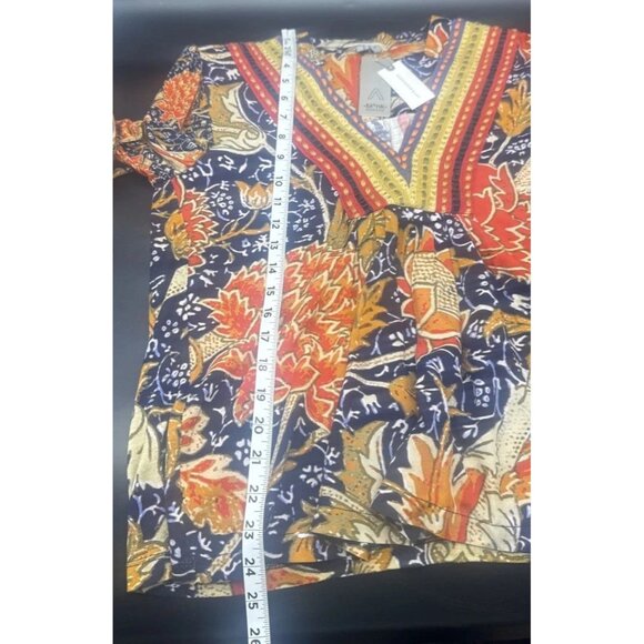 Anthropologie Bl^nk London Colorful Embroidered Long Sleeve Blouse Top Sz S NEW - Picture 10 of 10